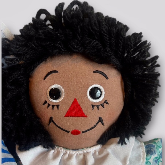 Vintage Raggedy Ann & Raggedy Andy BIPOC Dolls by Dakin Applause - Picture 5 of 7